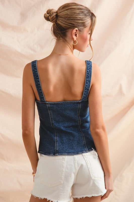 Karma Denim Vest