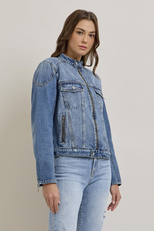 Blaze Moto Denim Jacket