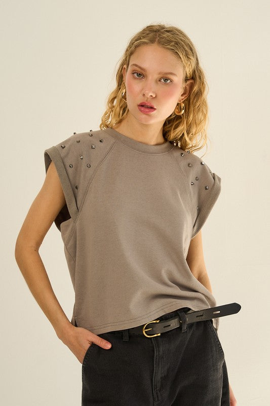 Stud Top (2 colors)
