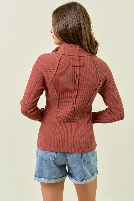 Fallen Half Zip Top