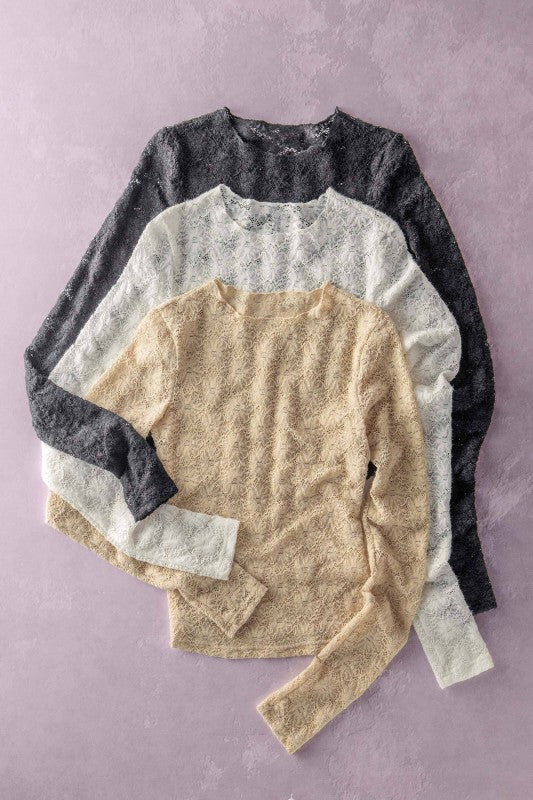 Luna Lace Top (2 colors)