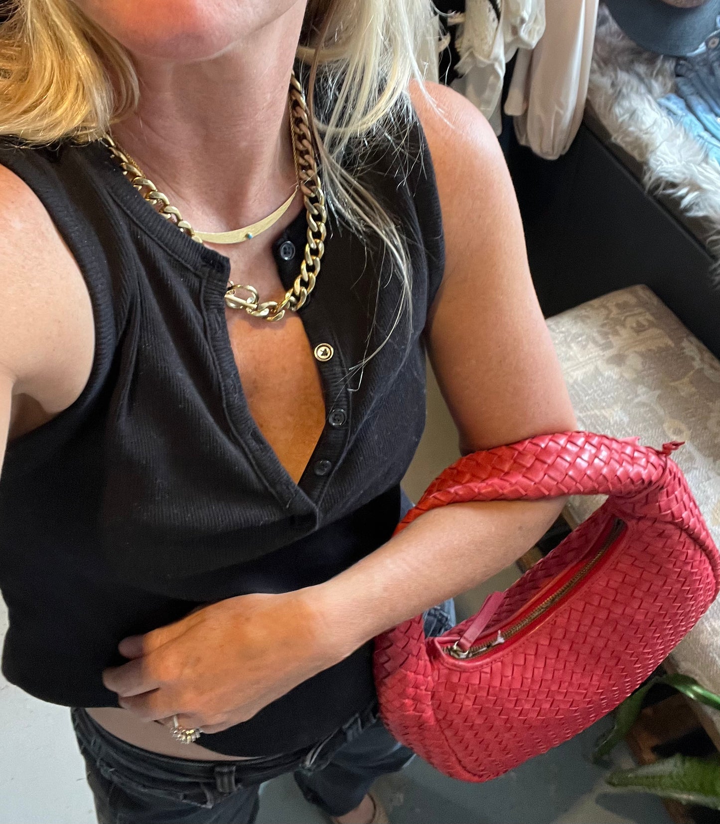 Fire Leather Purse