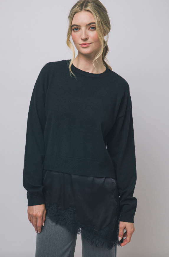 Esme Layered Lace Knit