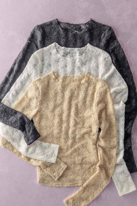Luna Lace Top (2 colors)