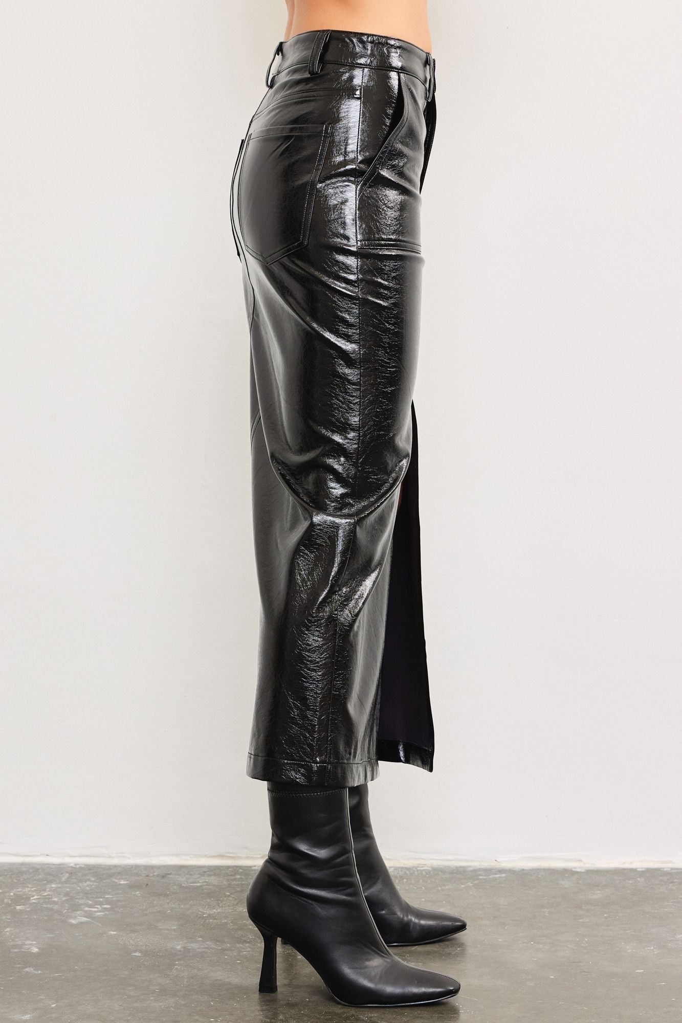 Hallow Leather Skirt