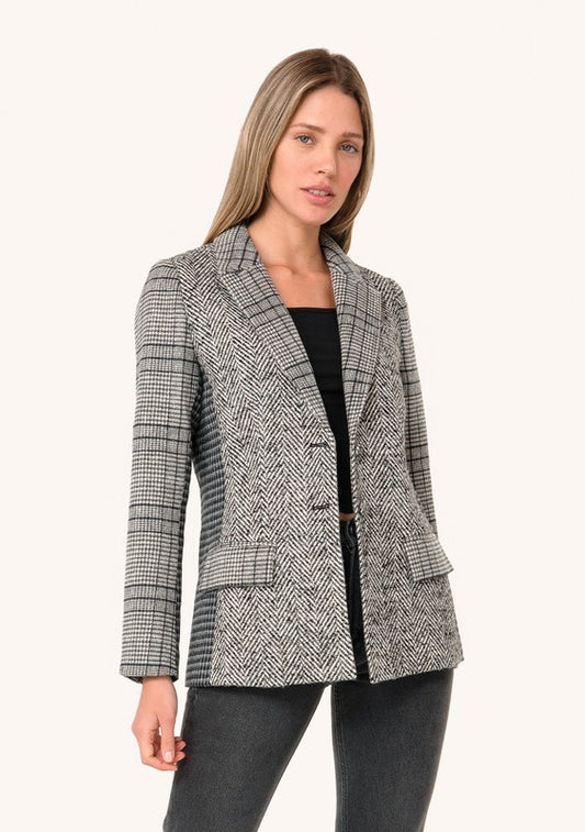 Mixed Blazer