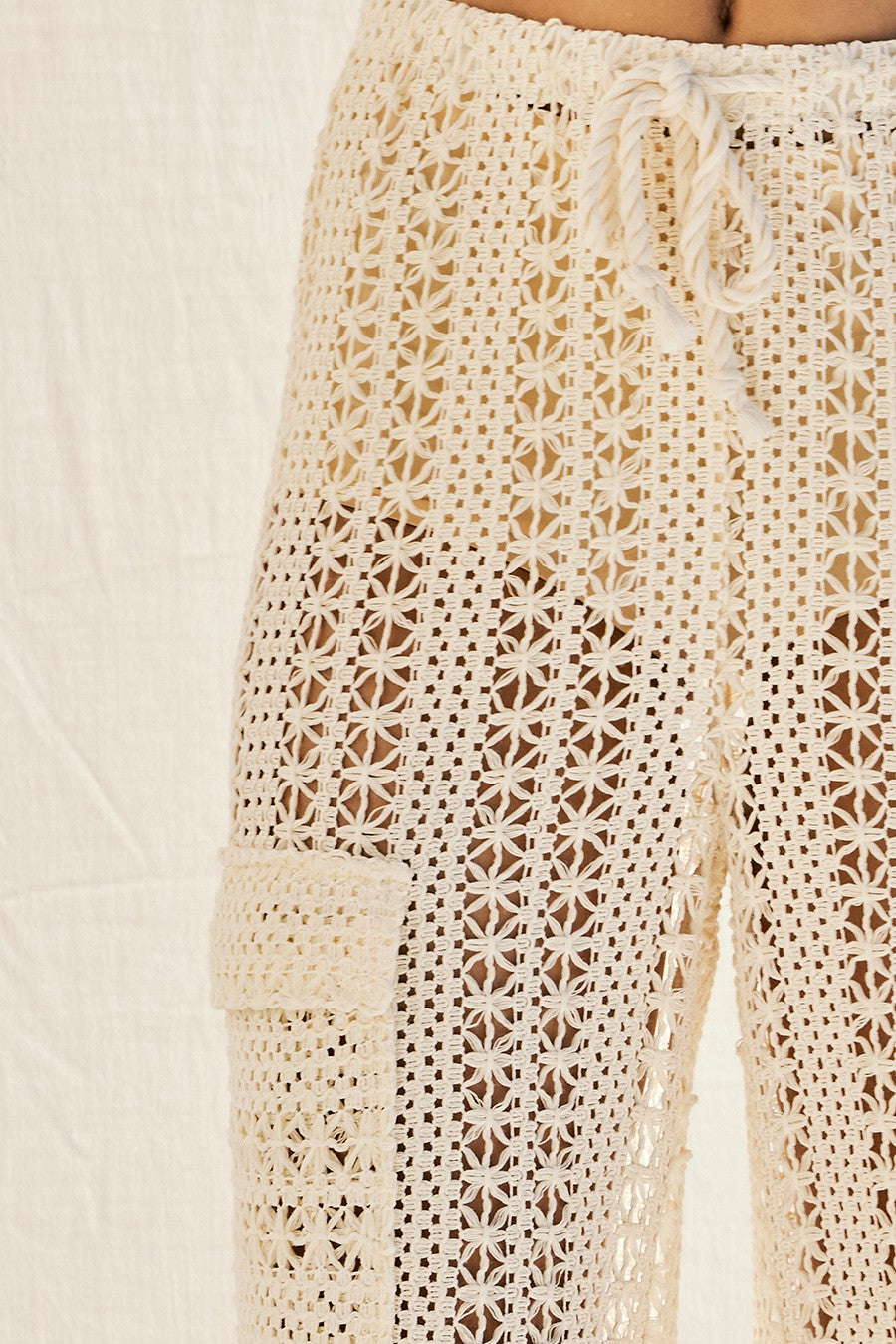 Seashell Crochet Pants
