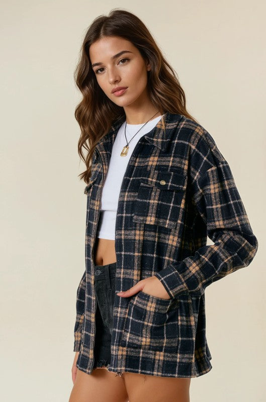 Maddox Plaid Top