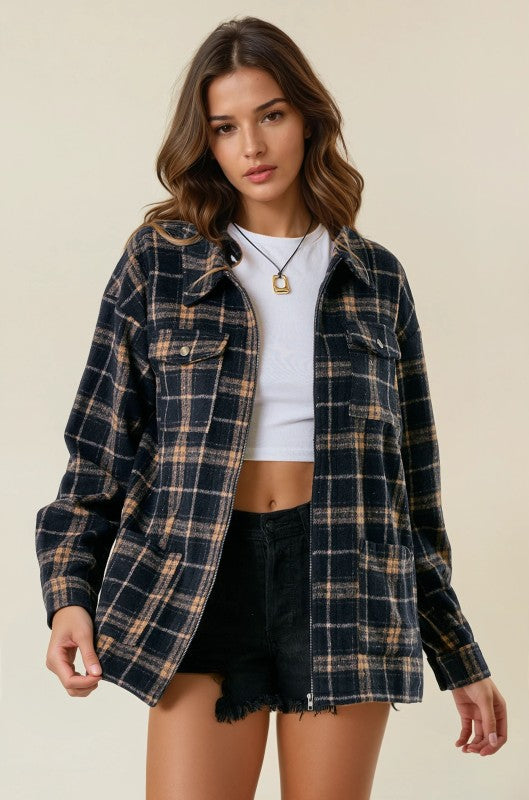 Maddox Plaid Top