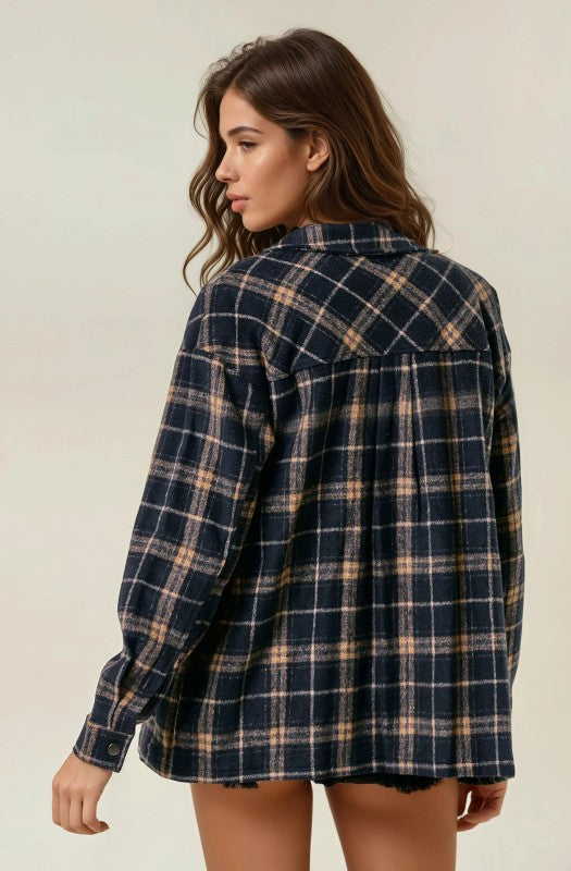 Maddox Plaid Top