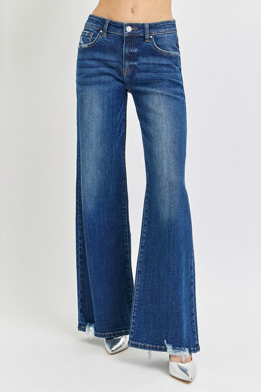 Rise Wide Leg Jeans