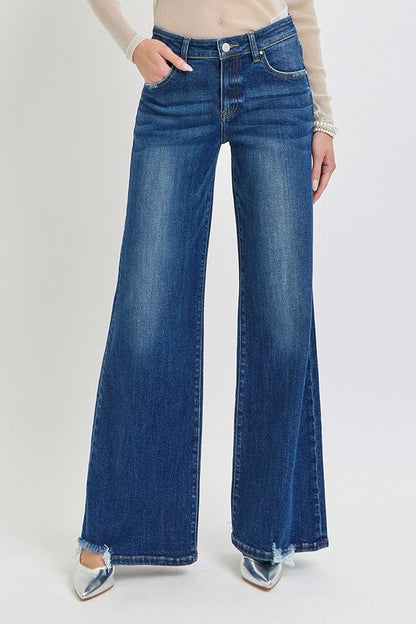 Rise Wide Leg Jeans