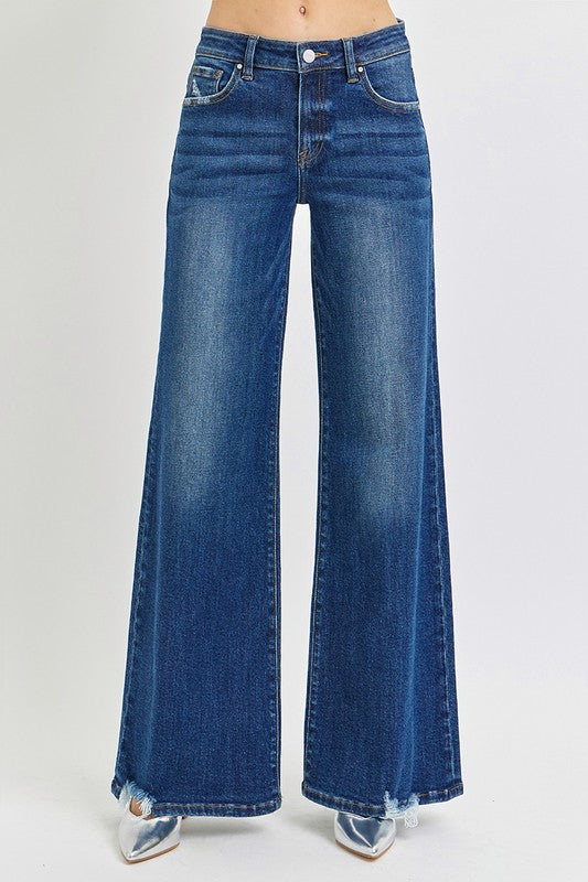 Rise Wide Leg Jeans