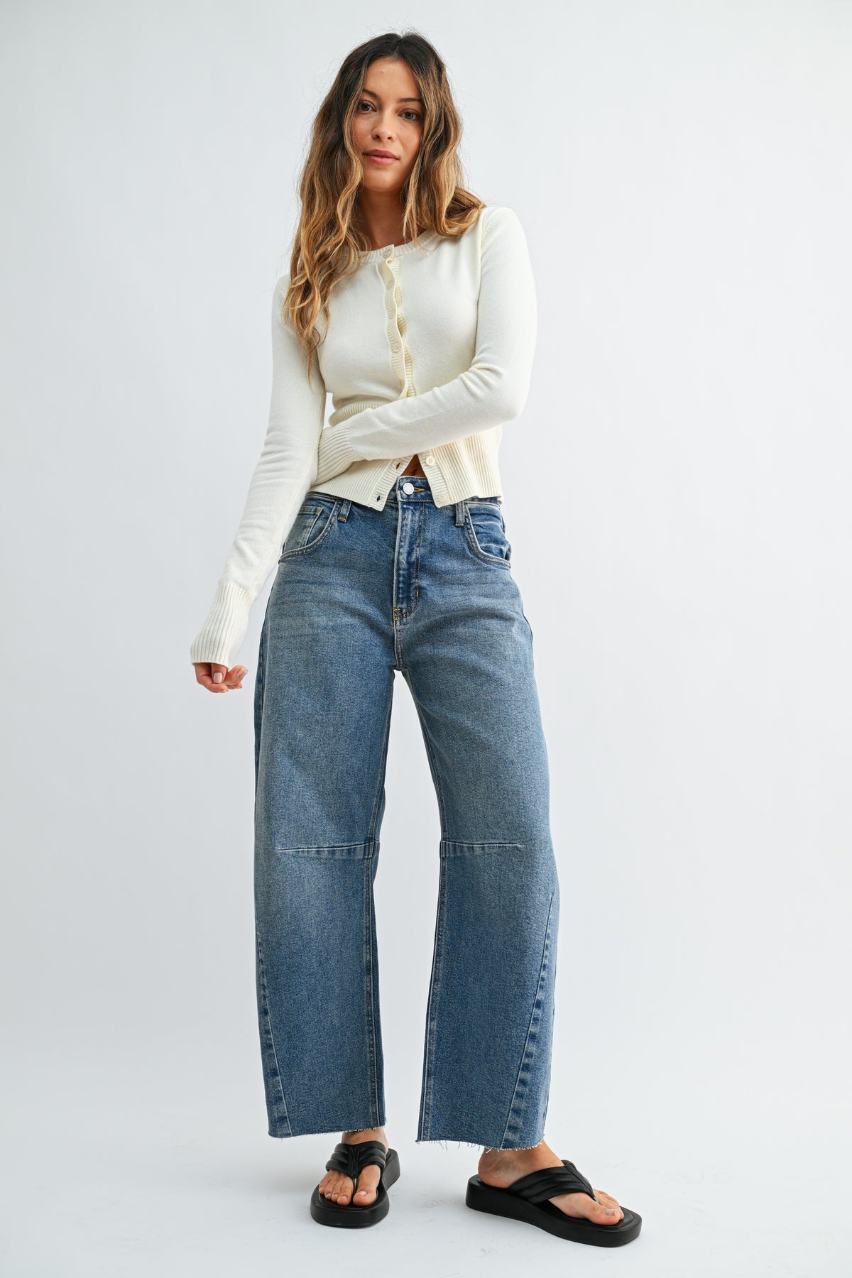 Refined Barrel Jean