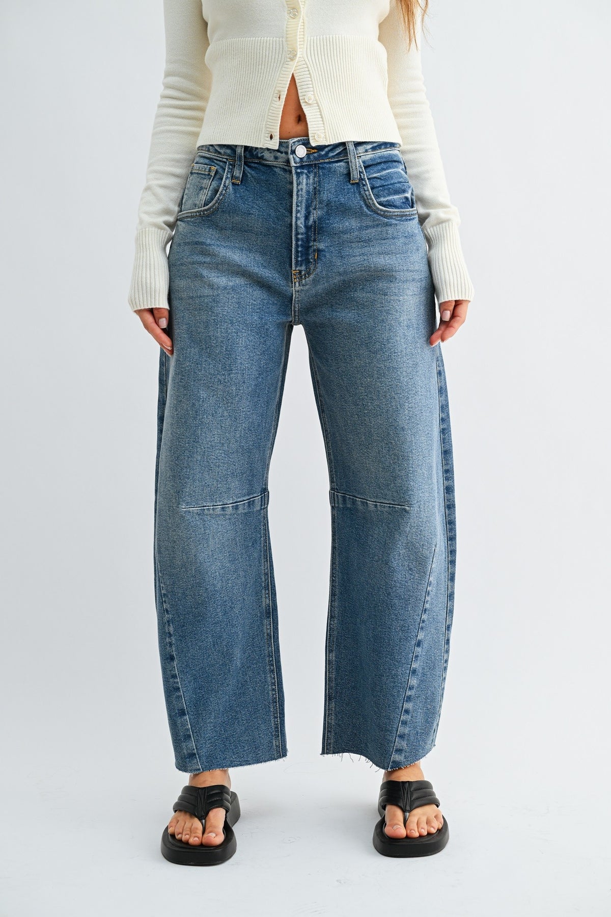 Refined Barrel Jean