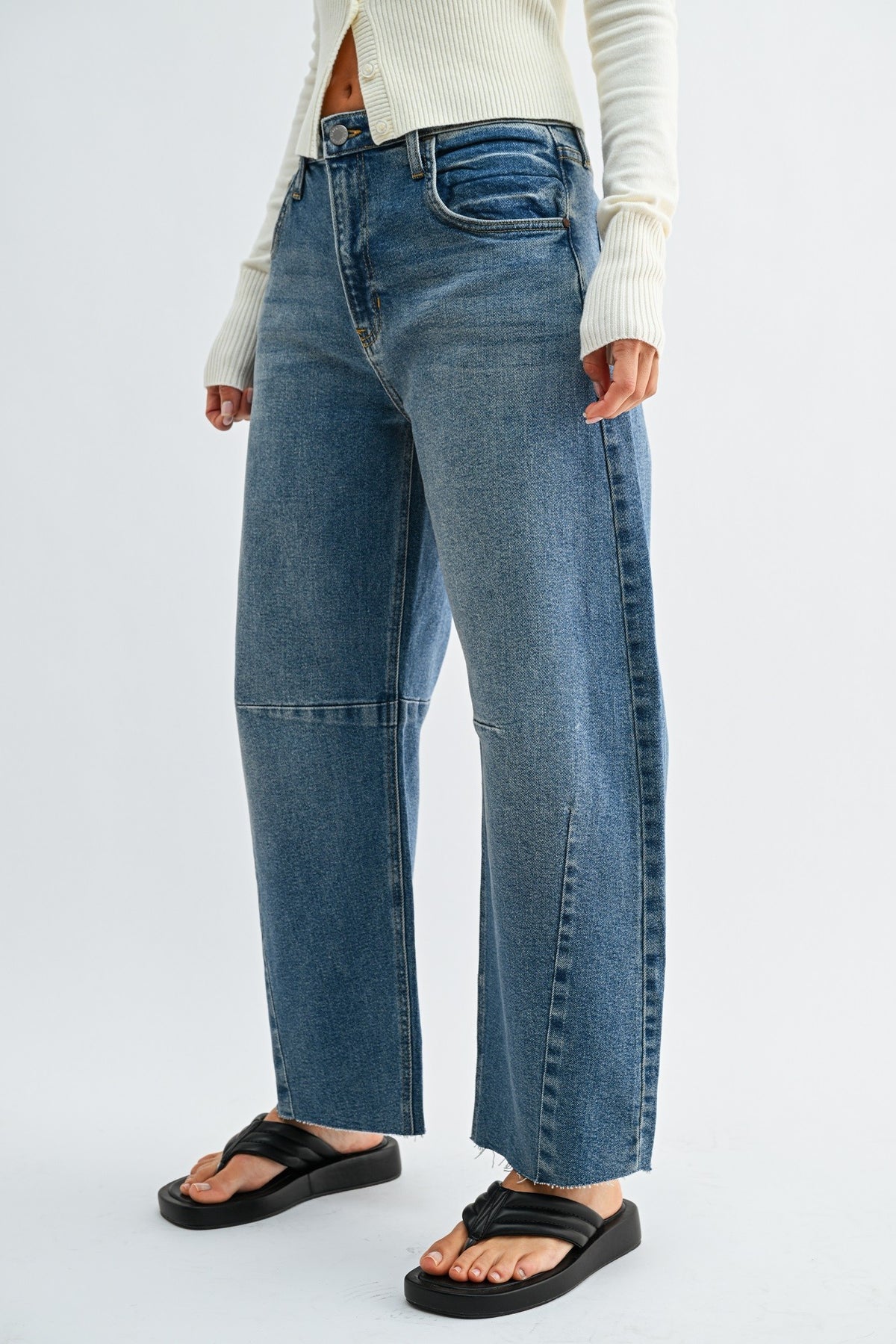 Refined Barrel Jean