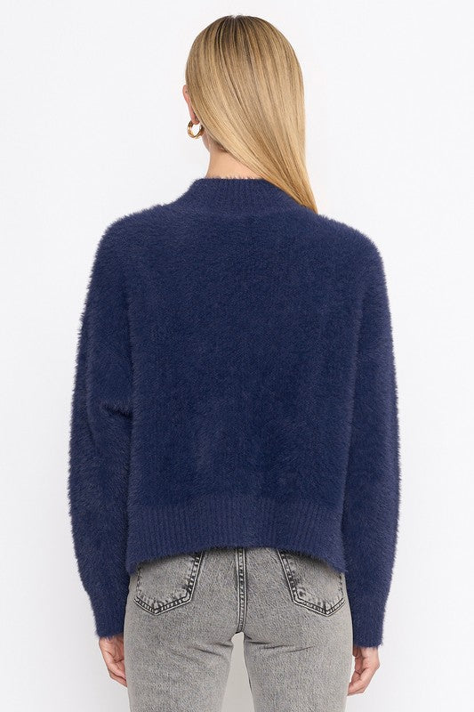 Moonlit Fuzzy Sweater