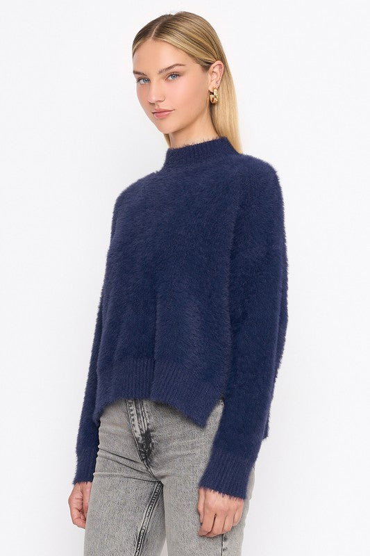 Moonlit Fuzzy Sweater