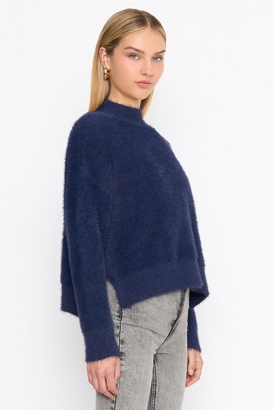 Moonlit Fuzzy Sweater