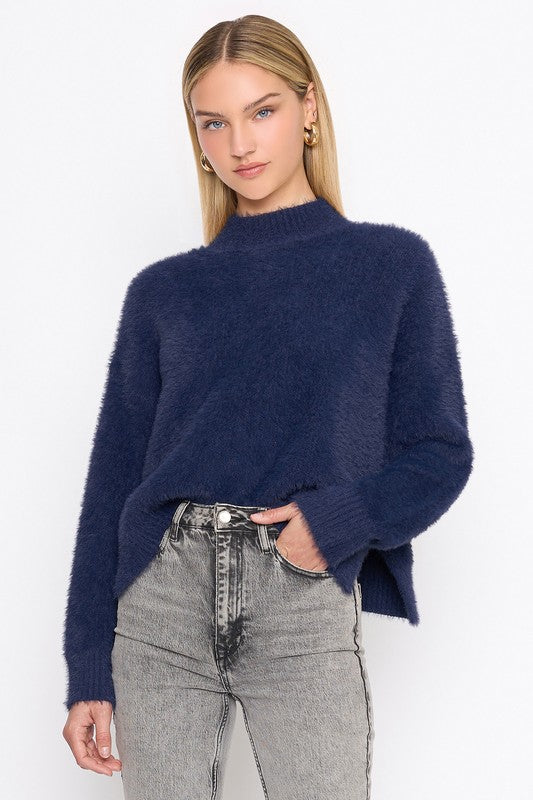 Moonlit Fuzzy Sweater