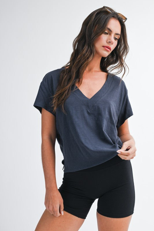Nina V Neck Tee