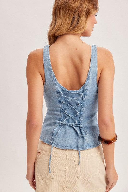 Destin Denim Tank