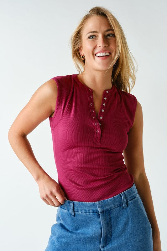 Nico Ribbed Tank (2 colors)