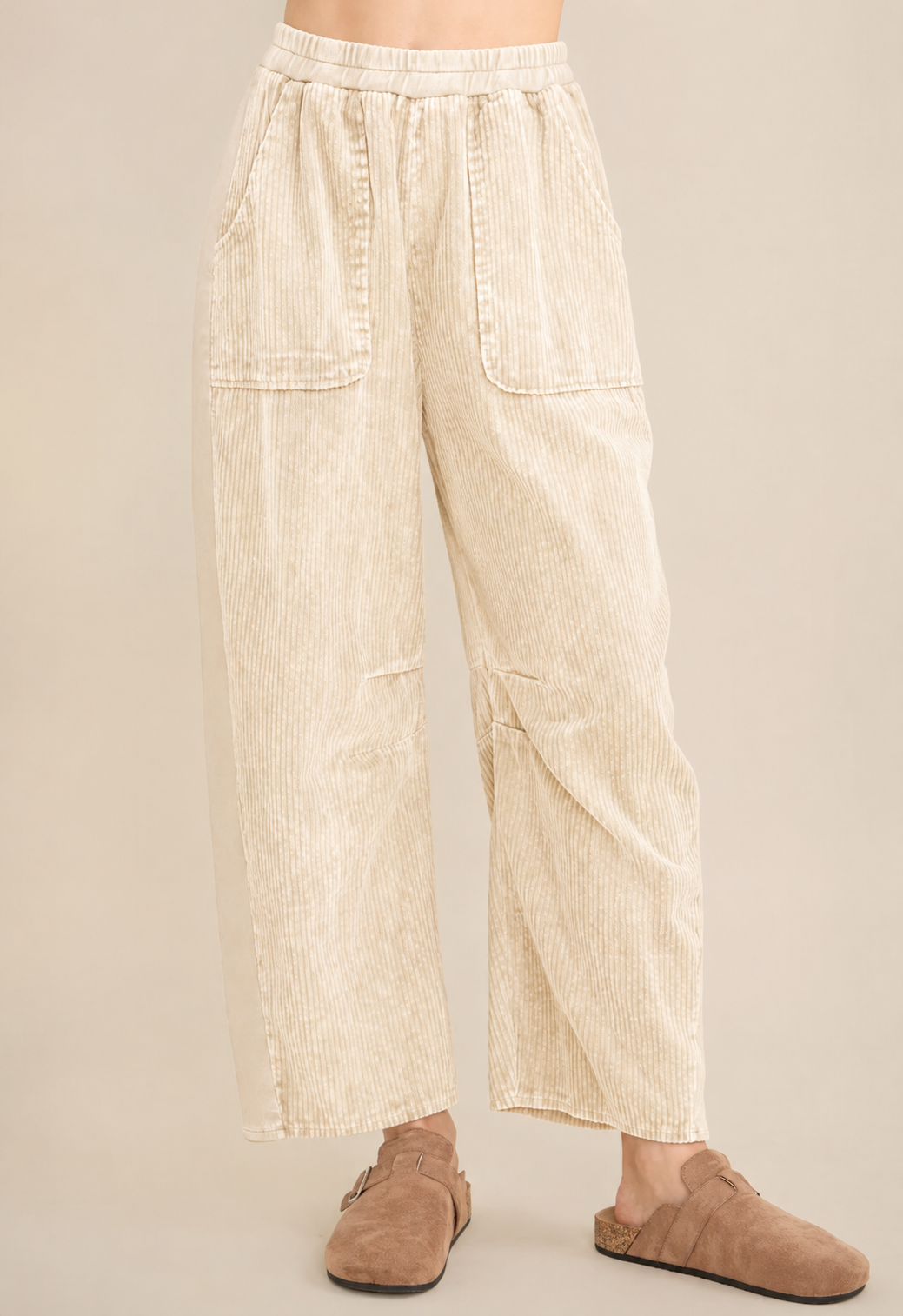 Colby Corduroy Barrel Pants