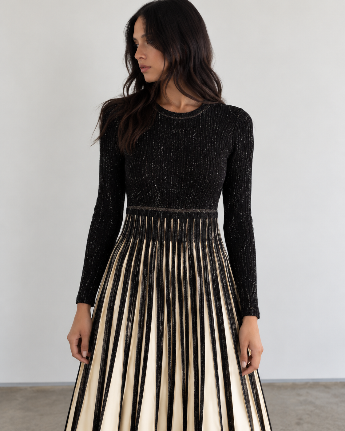 Starfall Pleated Midi
