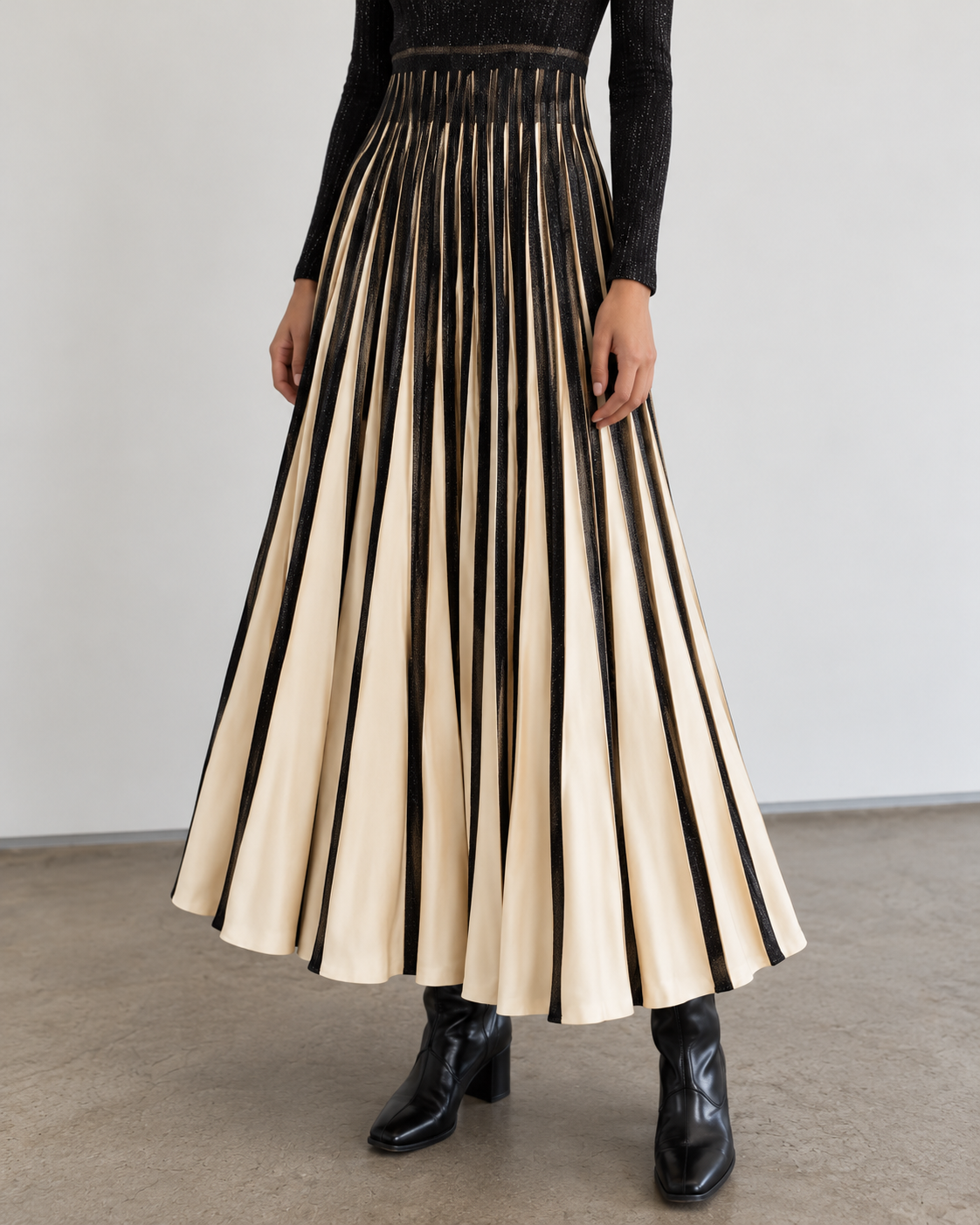 Starfall Pleated Midi