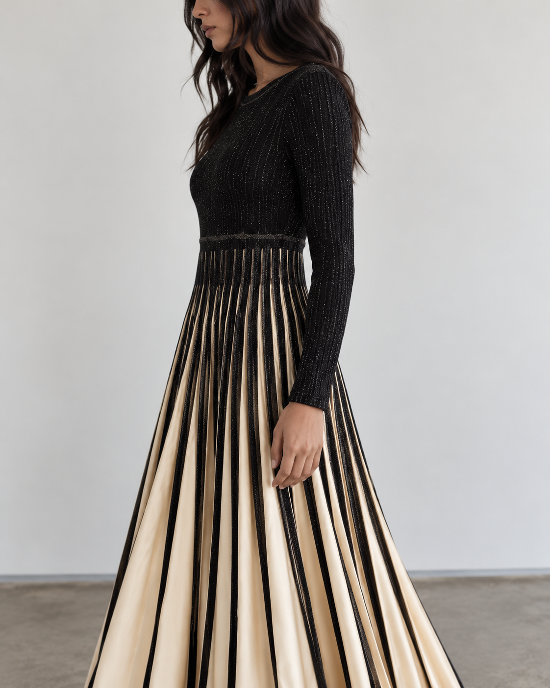 Starfall Pleated Midi