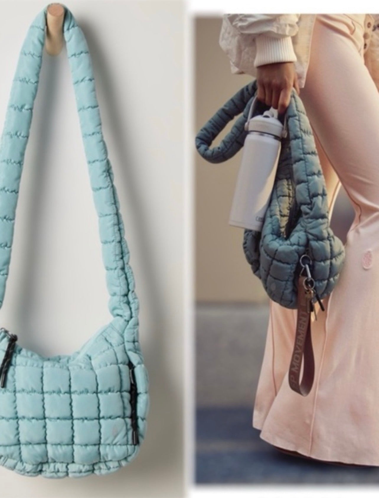 Quilted Baby Carryall Sling Bag