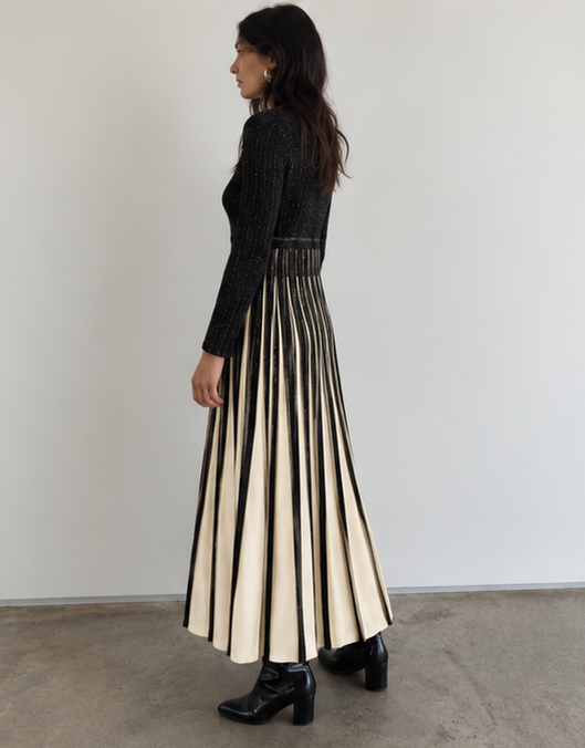 Starfall Pleated Midi