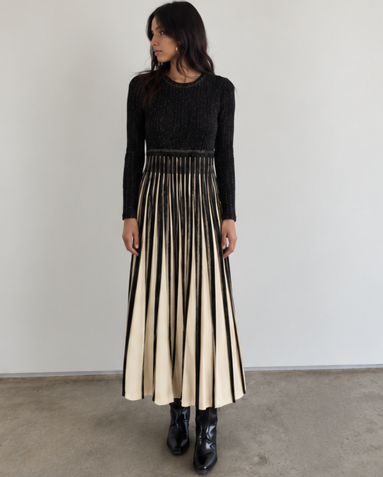 Starfall Pleated Midi