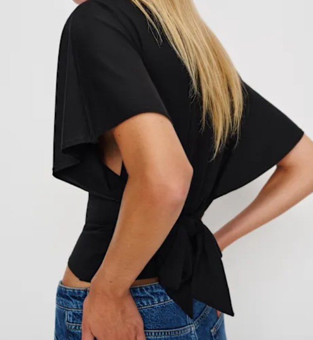 Cici Cinch-Back Top