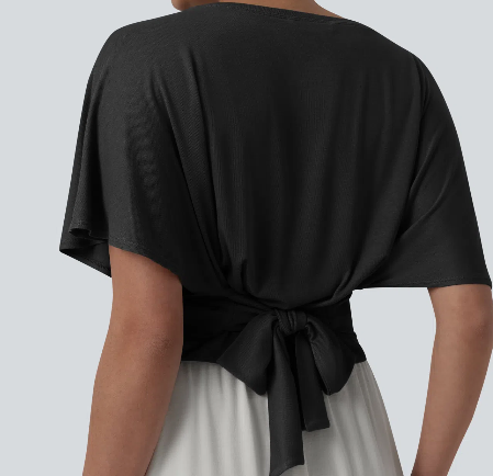 Cici Cinch-Back Top