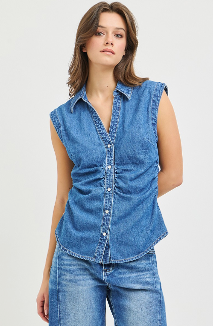 Jolene Denim Top