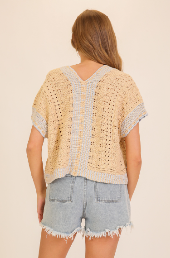 Laguna Tie-Front Knit Tee