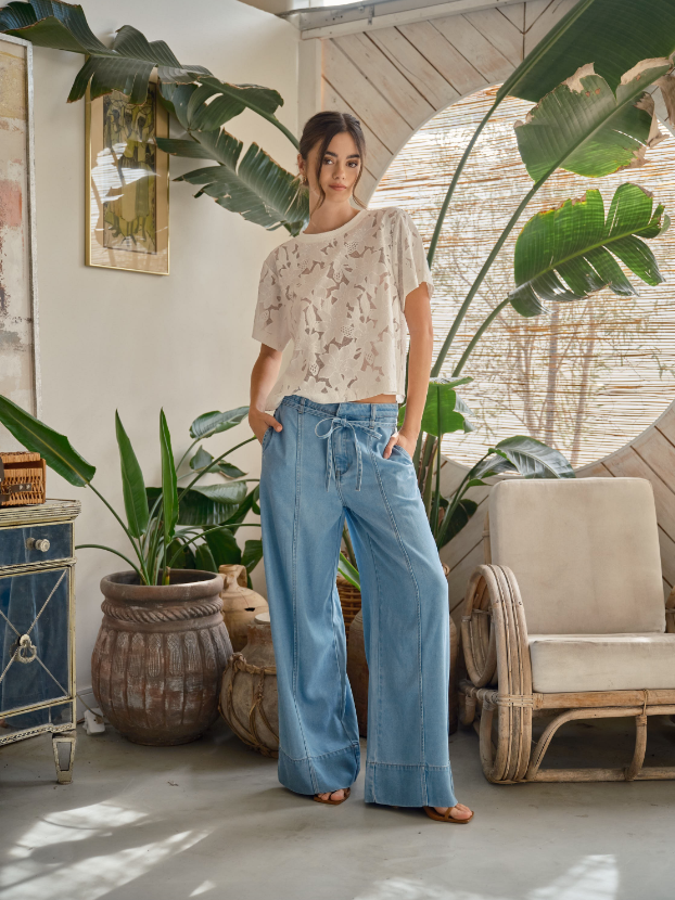 Flora Lace Tee