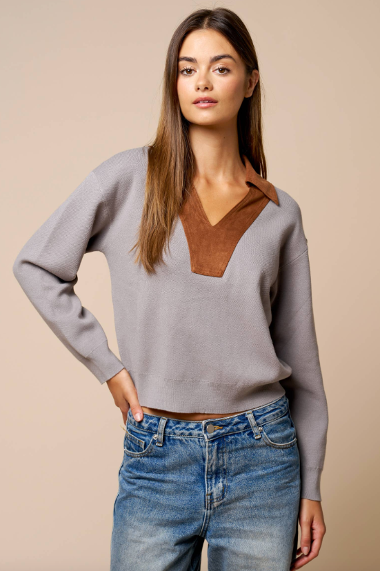 The Prescott Contrast Sweater