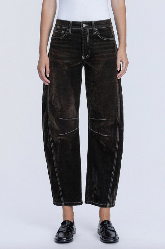 Vixen Velvet Barrel Jeans