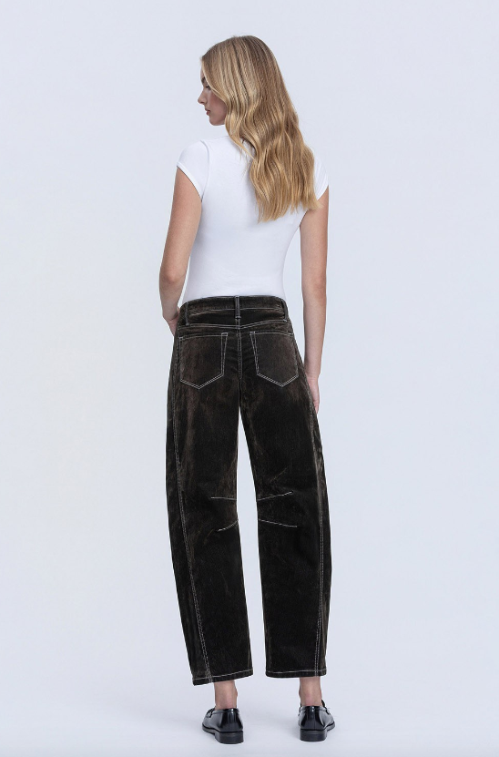 Vixen Velvet Barrel Jeans
