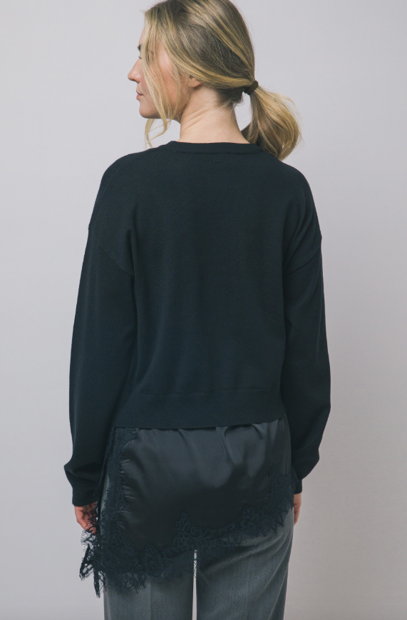 Esme Layered Lace Knit
