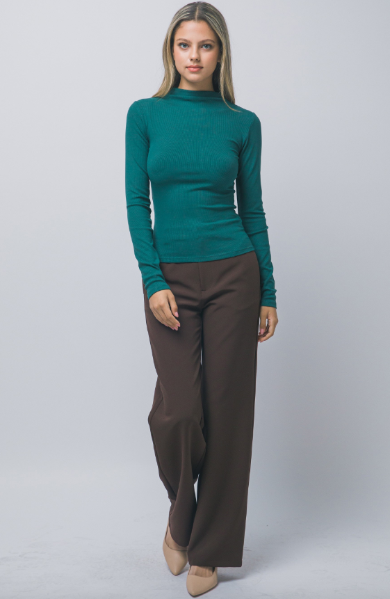 Tatum Mock-Neck Top