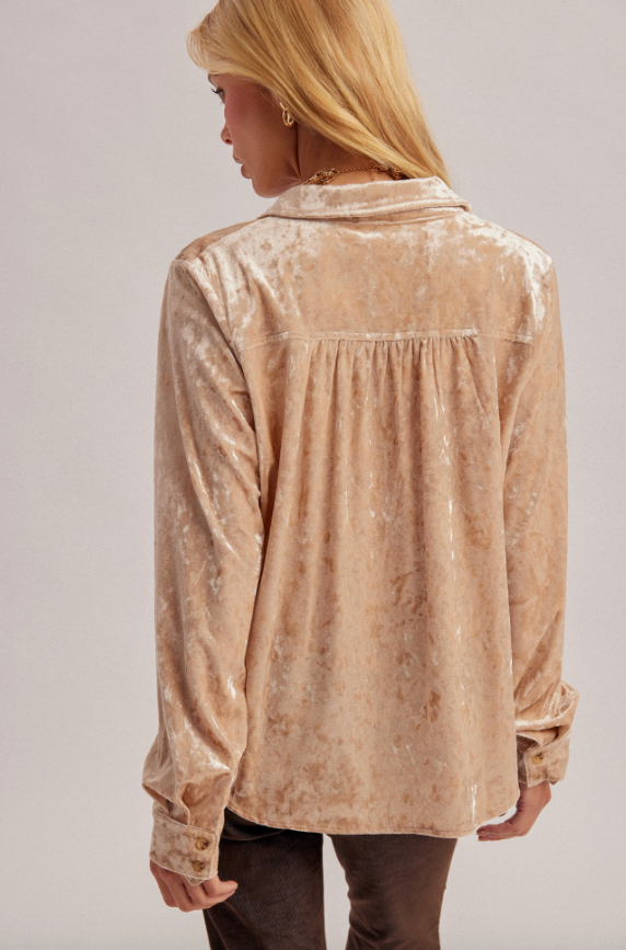 Champagne Button Down
