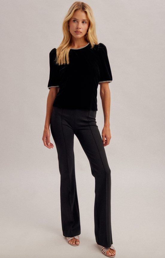 Celeste Jewel Trim Top