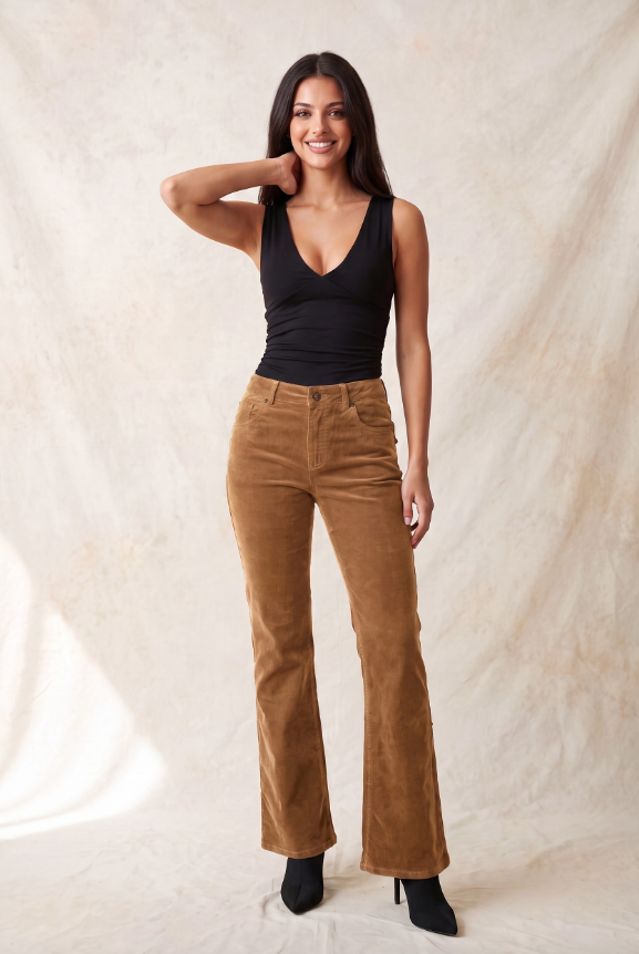 Penny Corduroy Flares (2 Colors)
