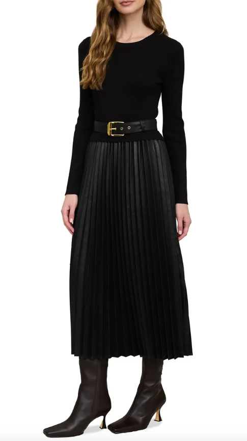 Colette Belted Midi Dress