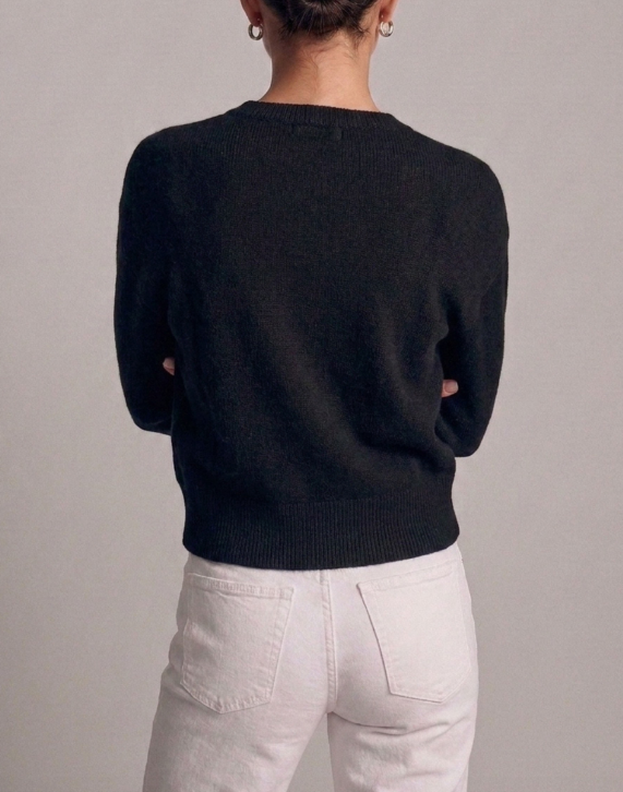Crew Ribbed-Trim Sweater