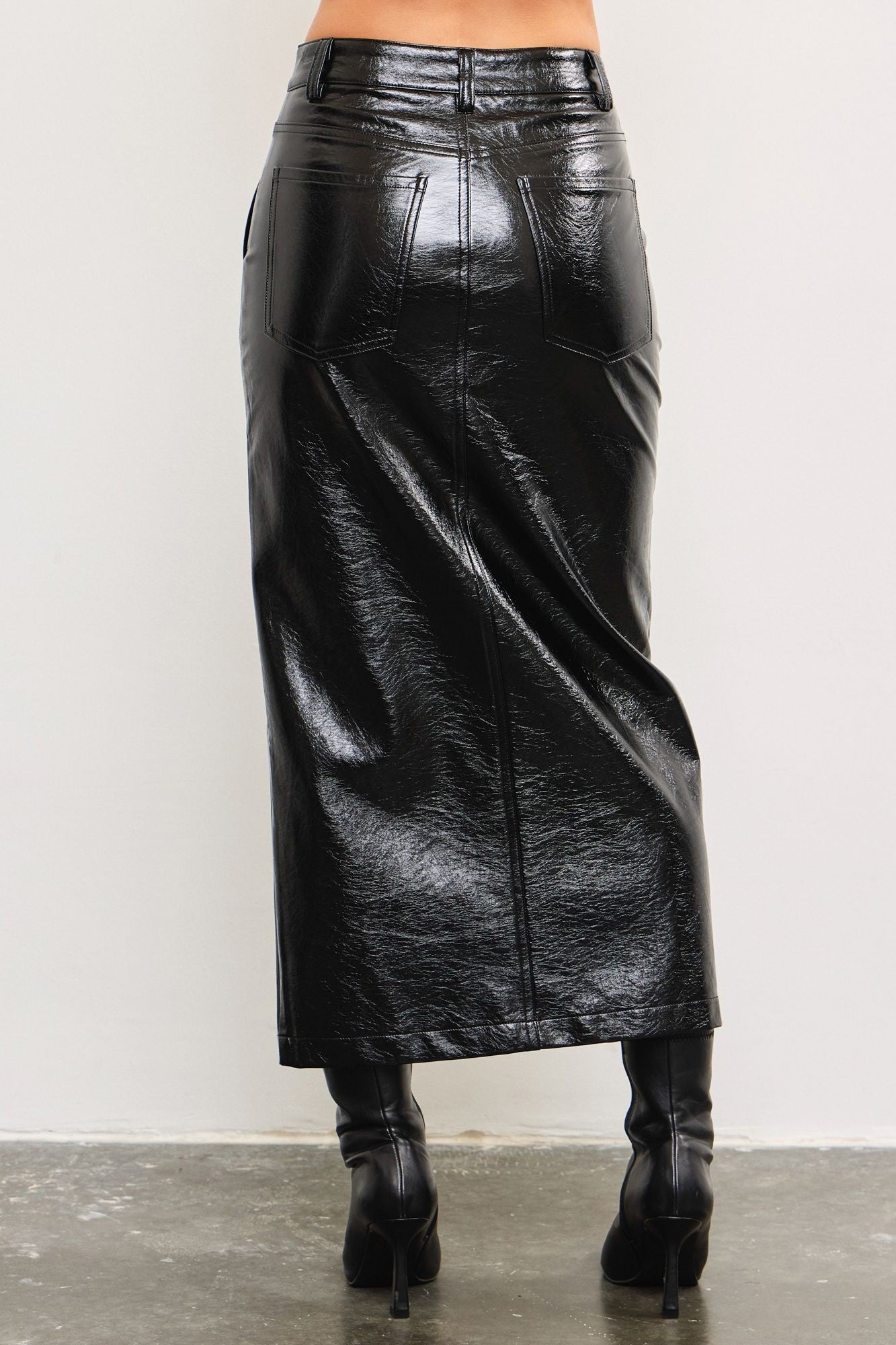 Hallow Leather Skirt